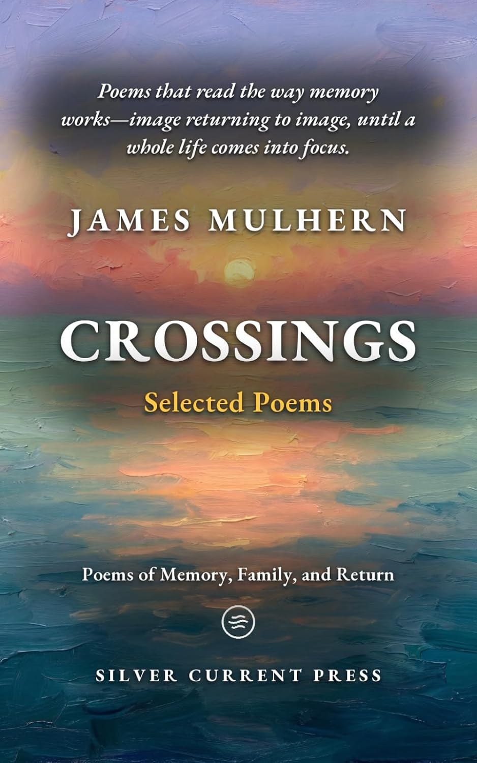 Cover of Crossings, a poetry collection by James Mulhern